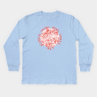 Stop and smell the roses Kids Long Sleeve T-Shirt